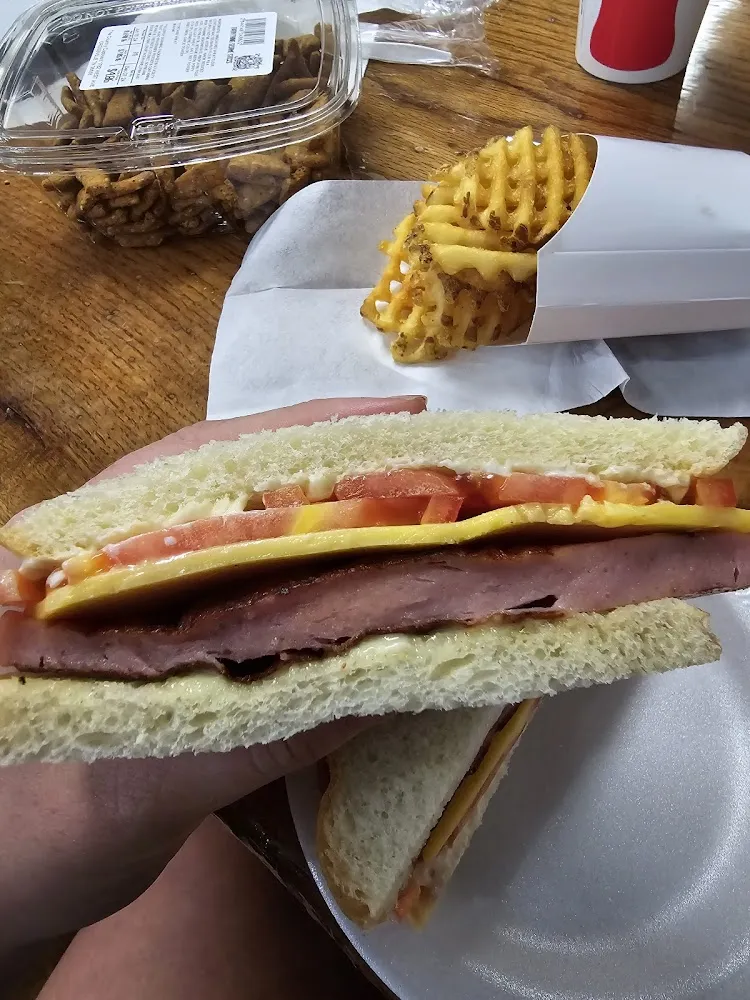 Fried Bologna Sandwich